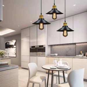 Vintage Hanging <b>Light</b> Loft Retro Chandelier E27 Base industrial style iron pendant <b>light</b> for restaurant - Product Image 6