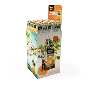 Exhibidores de Cartón Plegables Ecológicos Personalizados para Promociones de Supermercados, para Calcetines - Product Image 2