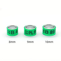 Geshifeng Haute qualité 7mm Hauteur Personnaliser Nom numéroté Pigeon Leg Foot Bands Pigeon Ring