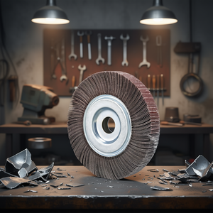 Disco de Lija Fervi de Óxido de Aluminio con Orificio de 100mm para Pulir Metal - Product Image 3