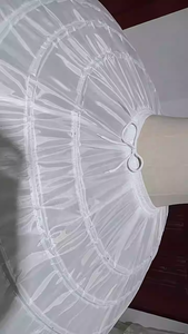 QUEENSGOWN - Crinolina de 12 aros para vestido de gala, falda interior de alta calidad, petticoat grande para vestido de fiesta, 100% poliéster - Product Image 2