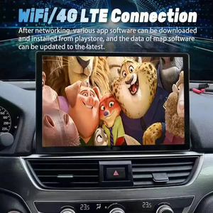 หน้าจอรถยนต์ขนาด 15.6 นิ้ว สำหรับ Honda Accord ปี 2018 2019 2020 ระบบ Android 15 รองรับ Carplay เครื่องเล่นวิทยุมัลติมีเดีย GPS นำทาง ระบบเสียงสเตอริโอในรถยนต์ - Product Image 5