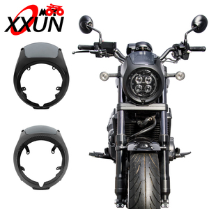 Cubierta de faro delantero de motocicleta XXUN, Deflector de viento para <span class=keywords><strong>Honda</strong></span> <span class=keywords><strong>Rebel</strong></span> CMX1100 CM1100 2021 2022 <span class=keywords><strong>2023</strong></span> 2024 2025 - Product Image 1