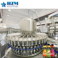 Volledig automatische 3-in-1 fruit sap vulmachine, warmvul productielijn voor sinaasappel- en mangopulp sap
