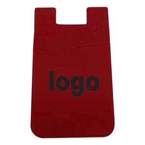 Tarjetero de Silicona Adhesivo para Teléfono Celular con Logotipo Personalizado Barato en Varios Colores - Product Image 2