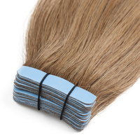 Extensions de cheveux humains chinois vierges en gros, 18-22 pouces, double épaisseur, lisses et ondulées, à clipser, 20 pièces par sac
