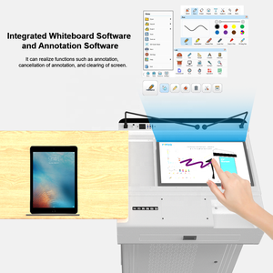 Nouveauté : Podium Élévateur Électrique Intelligent 23,8'' avec Écran Frontal 43'', Audio DSP Sans Fil et Tribune Numérique pour Discours - Product Image 5