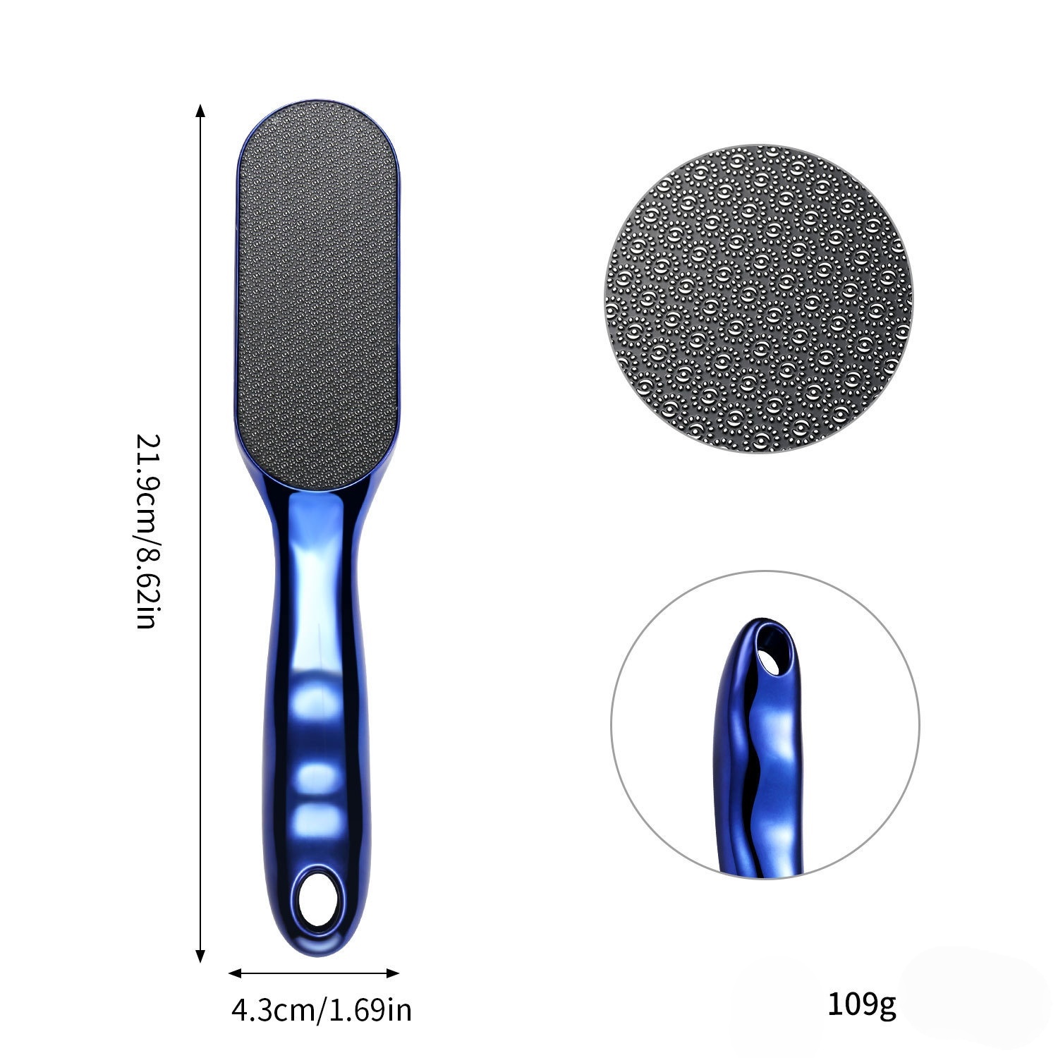 File di macinazione del piede in vetro nano blu