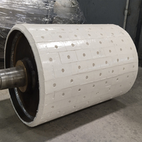 Revêtement de tambour en céramique à liaison directe pour rouleaux de convoyeur