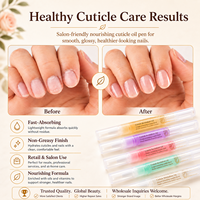 Soins des ongles professionnels en marque privée, huiles naturelles hydratantes pour cuticules sèches, stylo à huile pour cuticules