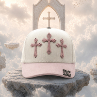 Gorra de Béisbol Streetwear 1414 Personalizada con Logotipo 3D Bordado en Metal y Piedra, Sin Estructura, Desgastada, Venta al por Mayor OEM ODM con Bajo MOQ