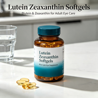 Gélules de Lutéine et de Zéaxanthine OEM, Complément Nutritionnel avec des Nutriments pour la Santé Oculaire