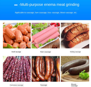 Machine à rouler les saucisses de viande allemande pneumatique automatique la moins chère pour faire des saucisses - Product Image 2