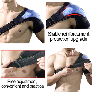 <span class=keywords><strong>Neoprene</strong></span> penyangga bahu kompresi dapat diatur, penahan bahu dengan korektor postur, penopang tulang belakang, penjepit bahu - Product Image 3