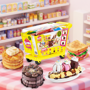Carrito de Compras de Slime Zuru Hecho a Mano, Juguete de Simulación de Hamburguesa para Jugar a la Casita, Regalo para Niños y Niñas - Product Image 1