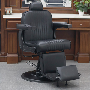 เก้าอี้ร้านเสริมสวยคุณภาพดีที่สุดสำหรับขาย พร้อมเก้าอี้ตัดผมโลหะสำหรับผู้ชาย เก้าอี้ตัดผมชายสำหรับร้านตัดผม เก้าอี้โกนหนวดสำหรับร้านตัดผมชาย - Product Image 1