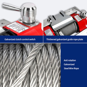 Treuil hydraulique de capacité de charge élevée pour des marchandises d'ascenseur et de traînée treuil hydraulique de petite grue de 1 tonne 1500bls 2000bls 3000bls - Product Image 4