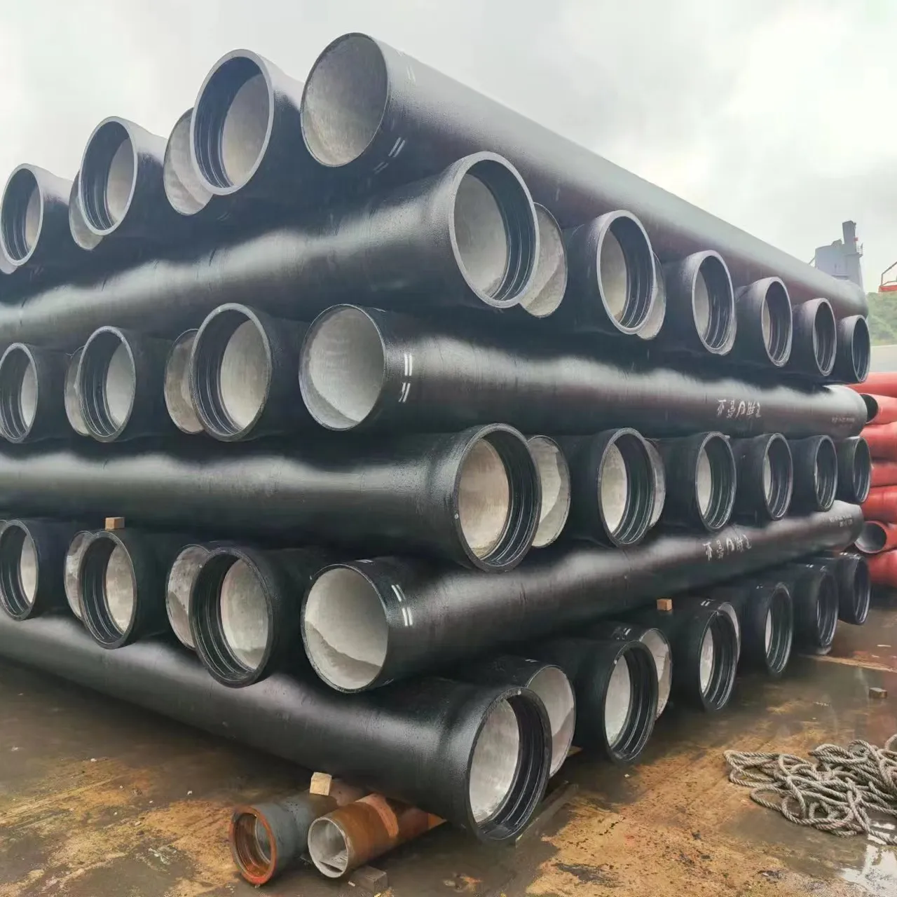 Best Price DN 200mm 300mm 350mm 400mm Ductile Iron Pipe Ductile Iron Cast Pipe For Water Supply Underground