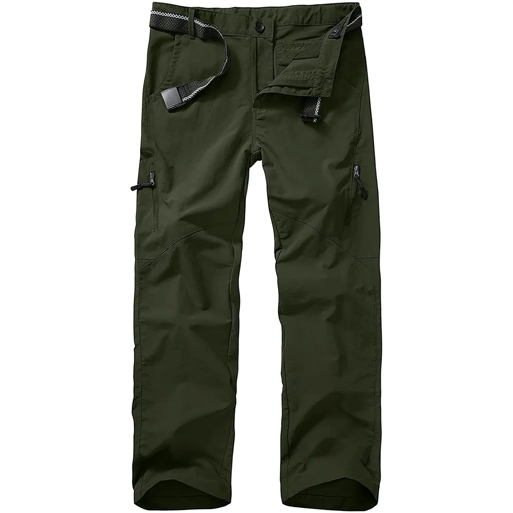 Kids Cargo Pants, Youth Boys Hiking Pants, Casual Outdoor Quick Dry Boy Scout Uniform Trial Pants Trousers