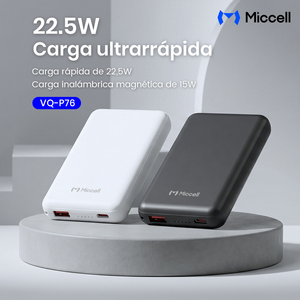 Batería Externa Portátil Miccell al por Mayor, 22,5W, Carga Rápida Magnética, Capacidades de 5000/<span class=keywords><strong>10000mAh</strong></span> para Móvil - Product Image 2