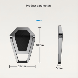 Soporte de Mesa Plegable y Flexible para Portátil, de Aleación de Aluminio Plateado y Negro, Altura Ajustable, Extensible para PC, Portátil, iPad, Escritorio - Product Image 6