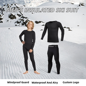 Chaqueta de Esquí Profesional Personalizada para Niños, Impermeable, Transpirable, con Costuras Antiabrasiones, a Prueba de Viento, Traje de Compresión de Talla Grande, Capa Base - Product Image 2