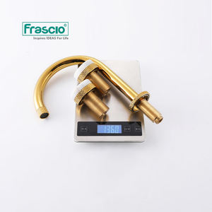 Frascio, grifo <span class=keywords><strong>de</strong></span> lavabo <span class=keywords><strong>de</strong></span> lujo <span class=keywords><strong>de</strong></span> 3 orificios, grifo doble, mezclador <span class=keywords><strong>de</strong></span> agua fría y caliente <span class=keywords><strong>de</strong></span> mármol dorado <span class=keywords><strong>para</strong></span> lavabo <span class=keywords><strong>de</strong></span> baño, válvula <span class=keywords><strong>de</strong></span> cerámica <span class=keywords><strong>para</strong></span> dormitorio - Product Image 5