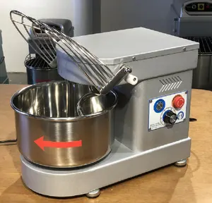 Máquina para hacer pan de mesa, amasadora de masa de mesa, mezclador en espiral de 7l para panaderia, equipo de horneado