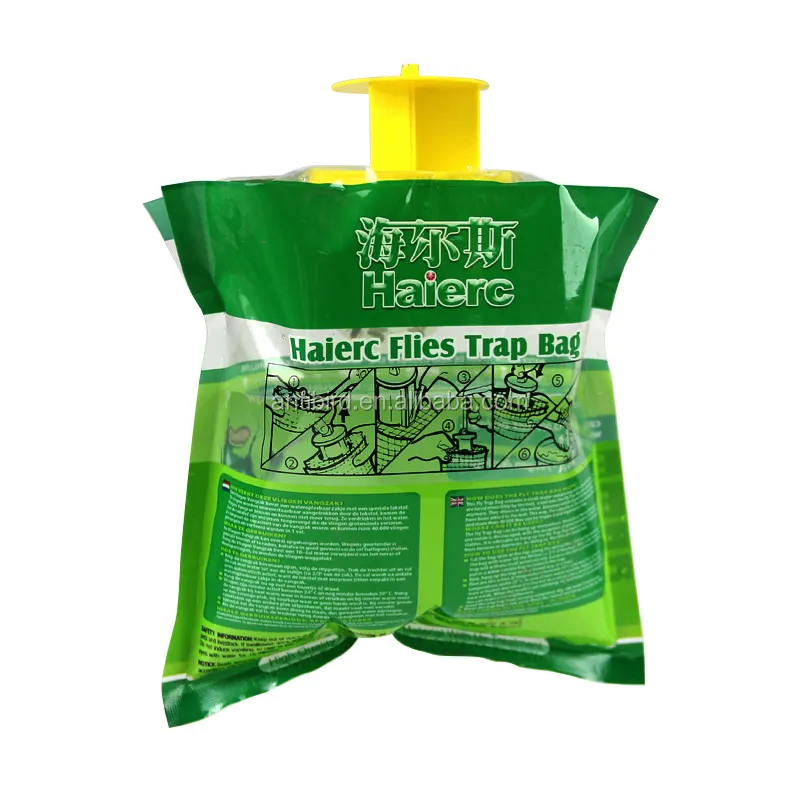 Fly trap bags with Attractant Disposable Fly Catcher Control Trap HC4215