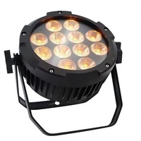 Projecteur LED sans fil à batterie 12x18W IP65 RGBWAUV pour scène de mariage