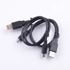 Usb 2.0 זכר עד 5 פינים כבל USB 1 מ 'כבל נתונים עבור מצלמה דיגיטלית