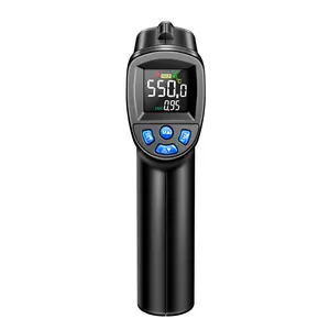 ANENG TH104 Termómetro infrarrojo Medidor de temperatura láser-50 ~ 550 Pistola de temperatura sin contacto con pantalla de visualización inversa VA