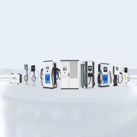 Station de recharge rapide bidirectionnelle DC pour véhicules électriques Hongjiali 20 kW 30 kW 40 kW V2G avec pistolet de recharge CCS2, nouvelle version 4G/WiFi