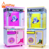 HiPlay Space Bear Kooyi Park, Machine à griffes commerciale pour peluches, jeu de récompenses de luxe à monnayeur pour FEC
