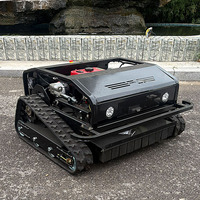 Mesin pemotong rumput Robot Remote Control cerdas terbaru 2025 dapat disesuaikan