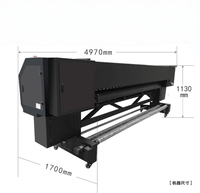 Nueva Impresora Digital de Rollo a Rollo de Grado Comercial para Papel Fotográfico, Tinta Eco-Solvente, Alta Velocidad, Resolución de 2880x2160, Impresión de Precisión por Inyección de Tinta