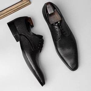 Nouvelles Chaussures Habillées en Cuir pour Hommes, Style Décontracté, Antidérapantes et Confortables, Faites à la Main, Idéales pour Mariages et Banquets - Product Image 5