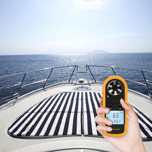 Anémomètre numérique Température Mètre Mini <span class=keywords><strong>Wind</strong></span> Meter Vitesse du vent Vitesse de l'air Mesure Capteur de vent 0-30 m/s - Product Image 6
