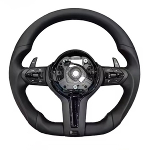 Volant en cuir intégral M Sport pour <span class=keywords><strong>BMW</strong></span> <span class=keywords><strong>M3</strong></span> F30 F35 F15 F16 F20 F21 F25 F26 M5 F10 F11 F06 F07 F12 F13 F01 E90 E71 <span class=keywords><strong>E80</strong></span> E70 - Product Image 2