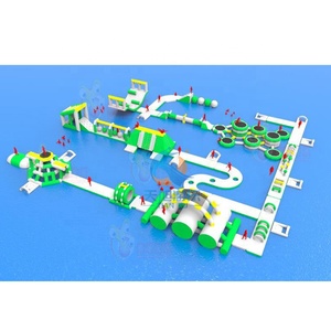 <span class=keywords><strong>Parc</strong></span> <span class=keywords><strong>aquatique</strong></span> gonflable géant personnalisé pour le divertissement, parcours d'obstacles commercial flottant pour la mer - Product Image 3