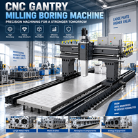 Fraiseuse à portique CNC robuste de pointe HS10042, centre de colonne dynamique haute précision pour le traitement de grandes pièces