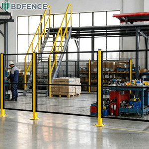 Barrière de station robotique miniature, légère, modulaire, en maille, design peu encombrant pour une zone de travail indépendante pour petits robots intelligents - Product Image 6