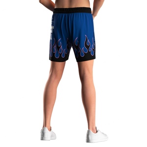 Shorts MMA 2 en 1 à double couche, ultra doux, légers, tissu respirant, coupe ergonomique, conçus pour les compétitions de combat - Product Image 3