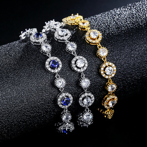 Fashion Adjustable Zircon Crystal <b>Bracelet</b> for Women Silver Plated Women Chain <b>Bracelet</b> Wedding Zircon <b>Bracelet</b> Pulsera De Mujer - Product Image 4