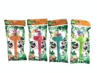Baguettes de dinosaure lumineuses en plastique à engrenage rotatif transparent fonction sonore allumer des baguettes clignotantes avec bâton pour les enfants