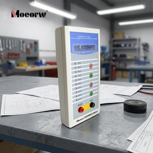Comprobador de RCD/ELCB de 500mA, Analizador de Disyuntores de Fuga a Tierra, Medición de Tiempo de Disparo y Corriente para Pruebas de Seguridad Eléctrica - Product Image 4