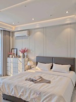 Meuble de cuisine modulaire en L, laqué brillant, sur mesure pour toute la maison, avec tiroirs de rangement, écologique, collection MetDomain
