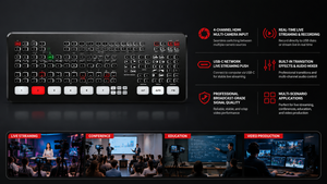 Mezclador de Video <span class=keywords><strong>ATEM</strong></span> <span class=keywords><strong>Mini</strong></span> Pro de 4 Entradas, Consola de Producción de Transmisión en Vivo, Grabación para Conferencias, Estudio y Radiodifusión - Product Image 6