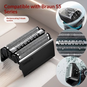 Remplacement de la tête de <span class=keywords><strong>rasoir</strong></span> en matériau ABS de haute qualité, compatible avec les rasoirs électriques <span class=keywords><strong>Braun</strong></span> série 52B - Product Image 4