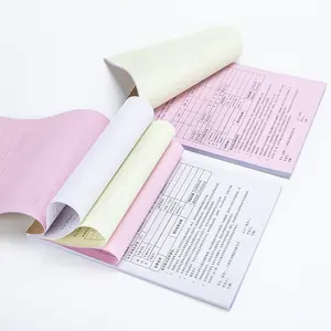 Fabrika sıcak satış fatura özel makbuz defteri makbuz fatura çoğaltın karbonsuz kağıt teslim not defteri